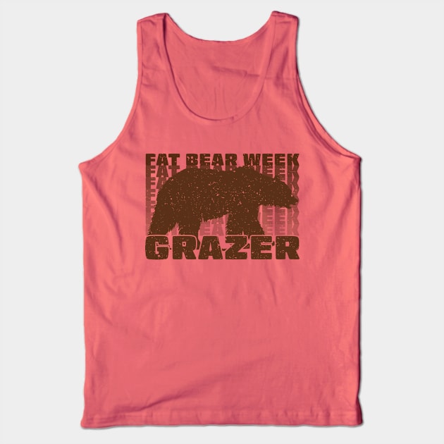 Fat Bear Week winner is grazer Tank Top by FFAFFF